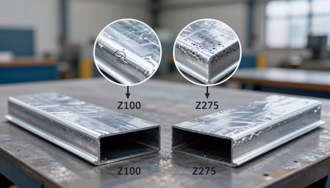 galvaniz levha ömrü 3 Z100 kaplama ve Z275 kaplama kalınlık farklılıkları